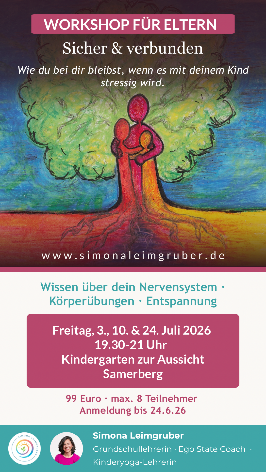Elternworkshop Sicher & verbunden – 3., 10. & 24. Juli 2026